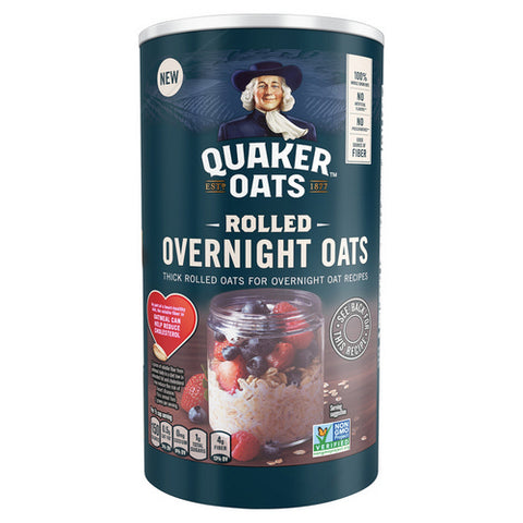 Quaker, Quaker Rolled Overnight Oats, 19 Oz (Case Of 12)
