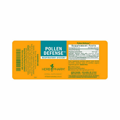 Herb Pharm, Pollen Defense, 4 Oz