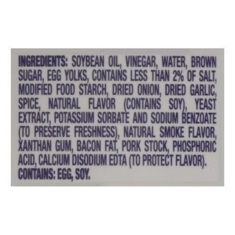 Kraft, Smoky Hickory Bacon Flavored Aioli, 12 Oz (Case Of 8)