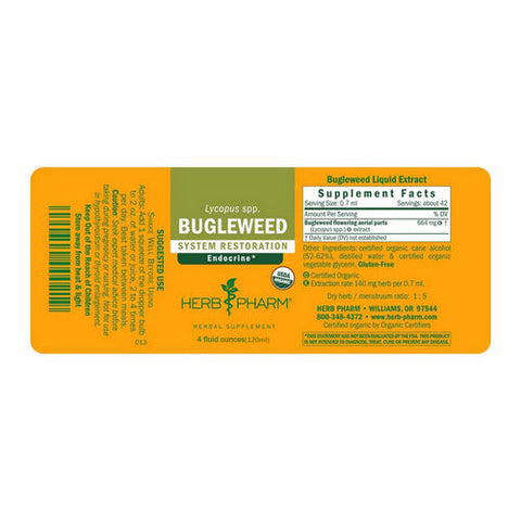Herb Pharm, Bugleweed, 4 Oz Herb Pharm