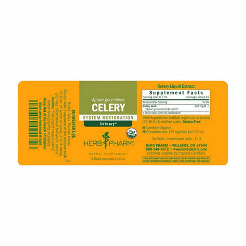 Herb Pharm, Celery, 4 Oz Herb Pharm