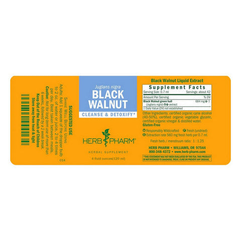 Herb Pharm, Black Walnut, 4 Oz Herb Pharm