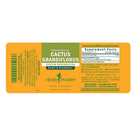 Herb Pharm, Cactus Grandiflorus Extract, 4 Oz