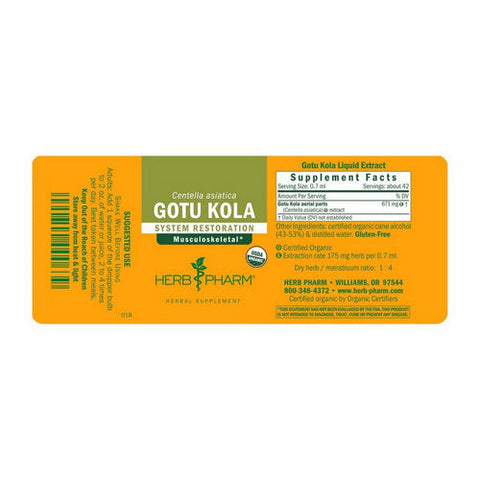 Herb Pharm, Gotu Kola, 4 Oz Herb Pharm