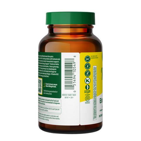 MegaFood, Superfood Mushroom Energy Support, 60 Capsules