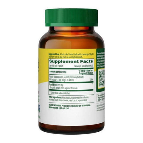 MegaFood, Baby And Me 2 MethylFolate, 30 Count MegaFood