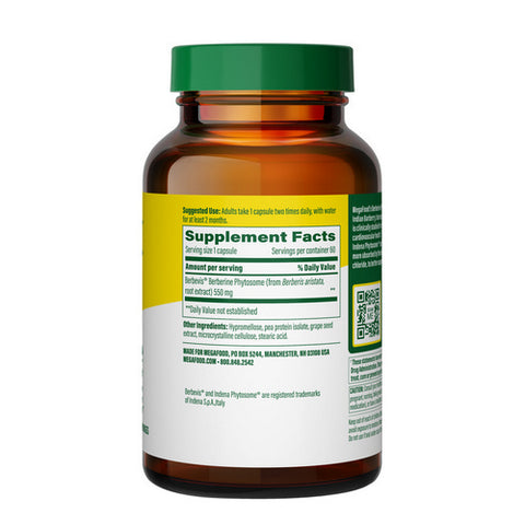 MegaFood, Berberine Phytosome, 60 Capsules