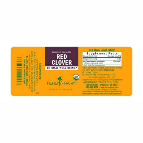Herb Pharm, Red Clover, 4 Oz Herb Pharm
