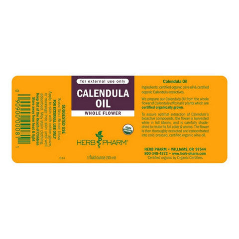 Herb Pharm, Calendula Oil, 1 Oz Herb Pharm