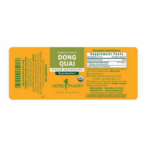 Herb Pharm, Dong Quai Extract, 4 Oz Herb Pharm
