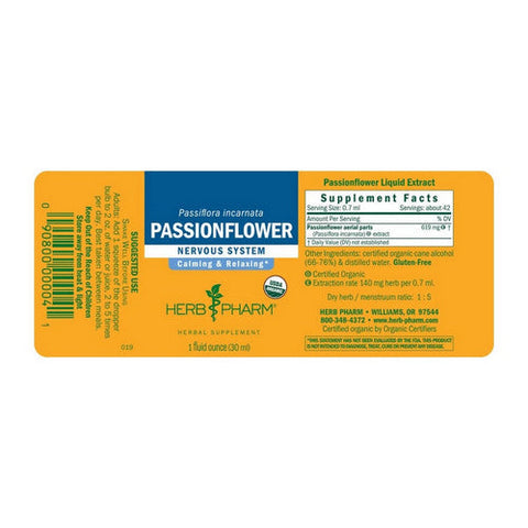 Herb Pharm, Passionflower, 1 Oz Herb Pharm