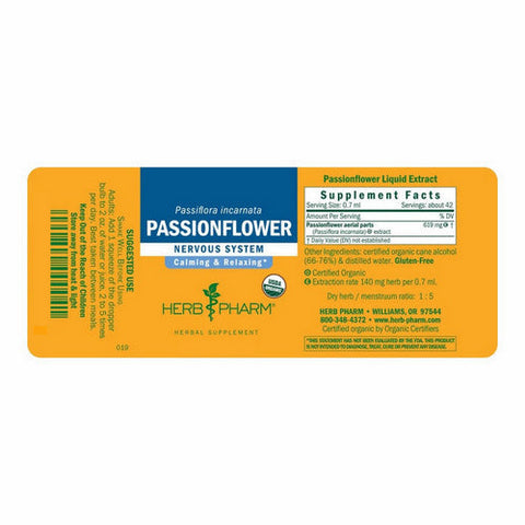 Herb Pharm, Passionflower, 4 Oz Herb Pharm