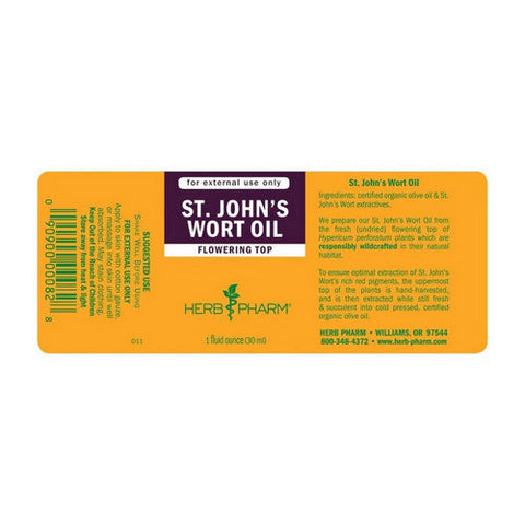 Herb Pharm, St. John's Wort Oil, 1 Oz Herb Pharm