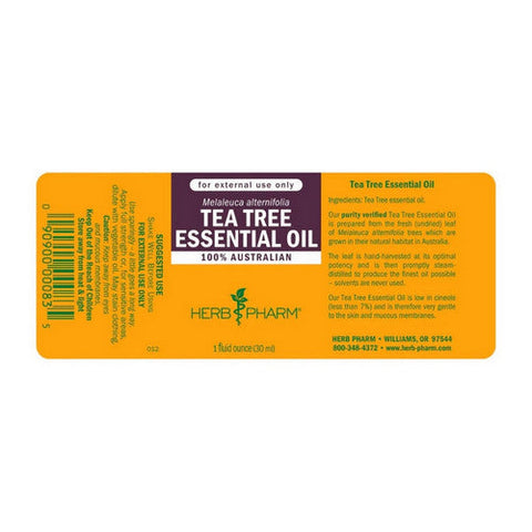 Herb Pharm, Tea Tree Essential Oil, 1 Oz Herb Pharm