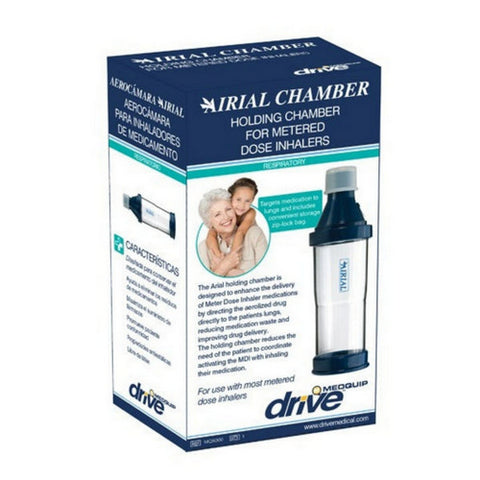 Airial Holding Chamber For Meter Dose Inhalers 1 Count by Drive Medical