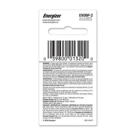 Energizer, Alkaline Batteries N, 2 Count Energizer