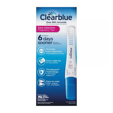 Clearblue, Early Detection Pregnancy Test, 6 Count