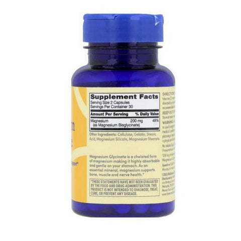 Foster And Thrive, Magnesium Glycinate, 200 Mg, 60 Caps Foster And Thrive