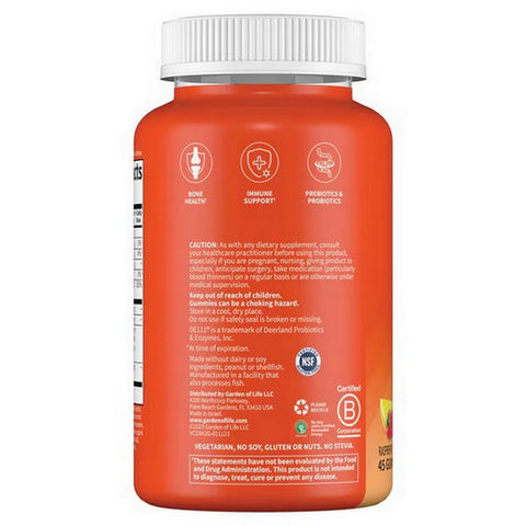 Garden of Life, Vitamin Code D3 and K2 Raspberry Lemon, 45 Count