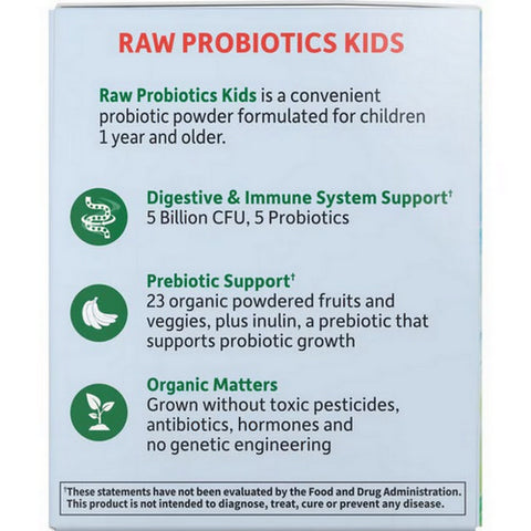 Garden of Life, Organic Raw Probiotics Kids Cooler Powder, 3.57 Oz