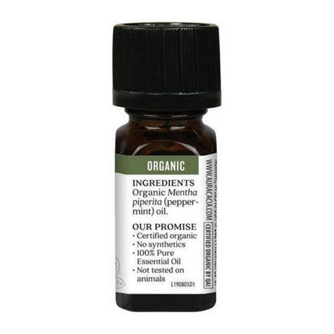 Aura Cacia, Organic Peppermint Essential Oil, 0.25 Oz Aura Cacia