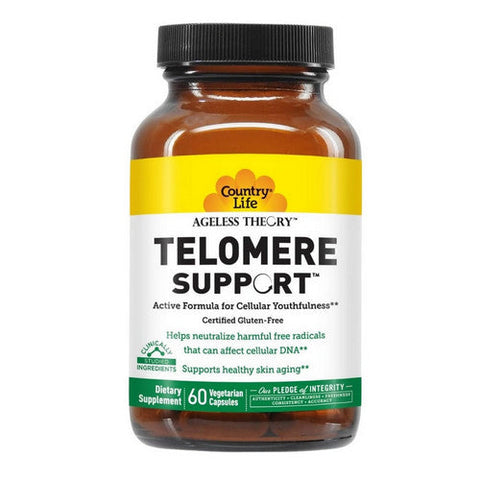 Country Life, Telomere Support, 60 Vegan Capsules Country Life