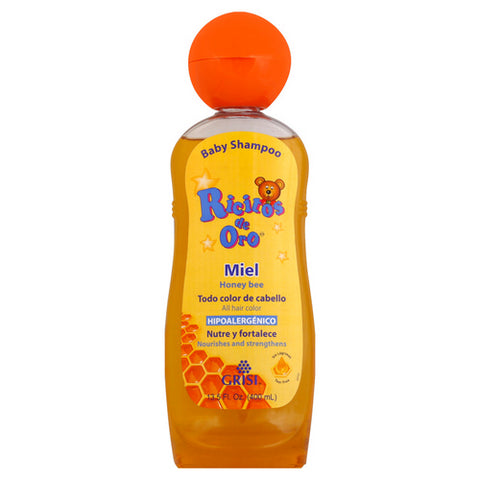 Grisi, Ricitos De Oro Honey Bee Nourishing Baby Daily Shampoo For All Hair Color, 13.5 Oz