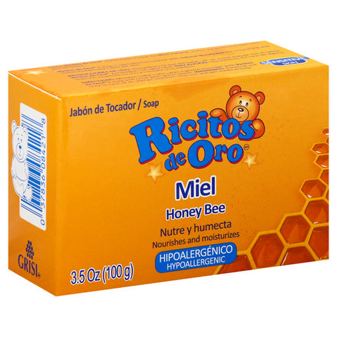Grisi, Ricitos De Oro Honey Bee Bar Baby Soap, 3.5 Oz