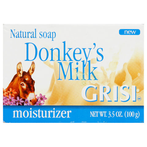 Grisi, Natural Donkey's Milk Moisturizer Soap, 3.5 Oz