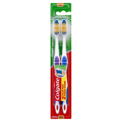 Colgate, Classic Soft Value Toothbrush, 2 Pk (Case Of 12)