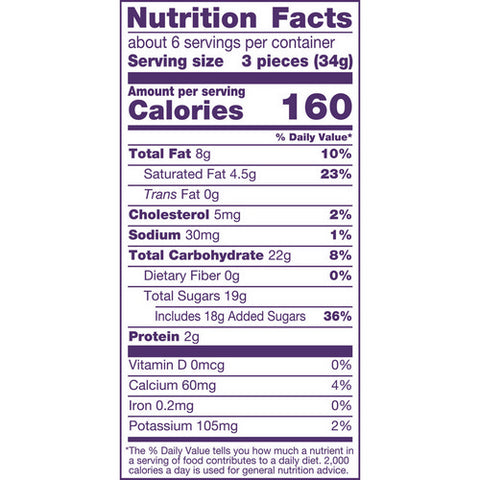 Cadbury, Valentine's Day Candy Miniatures Milk Chocolate Caramel Bag, 7.5 Oz (Case Of 16)