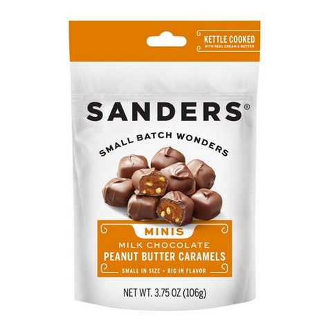 Milk Chocolate Sea Salt Caramel Mini Bites 3.75 Oz (Case Of 12) by Sanders