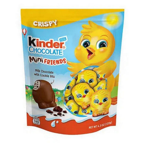 Mini Chocolate Easter Mini Friends Milk Chocolate With Creamy Milky Filling And Crispy Cookie Bits 4.3 Oz (Case Of 15) by Kinders