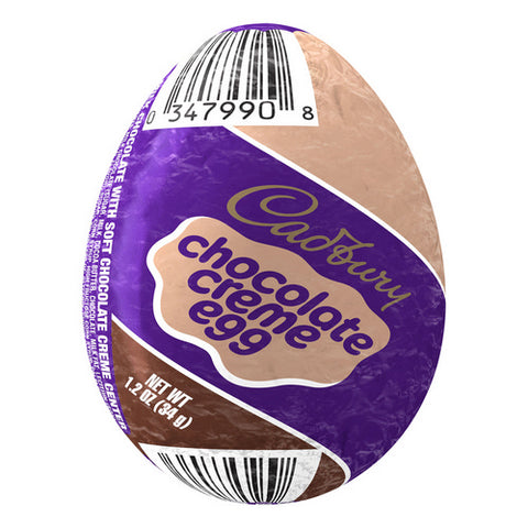 Cadbury, Easter Milk Chocolate Creme Egg Candy, 1.2 Oz (Case Of 288)