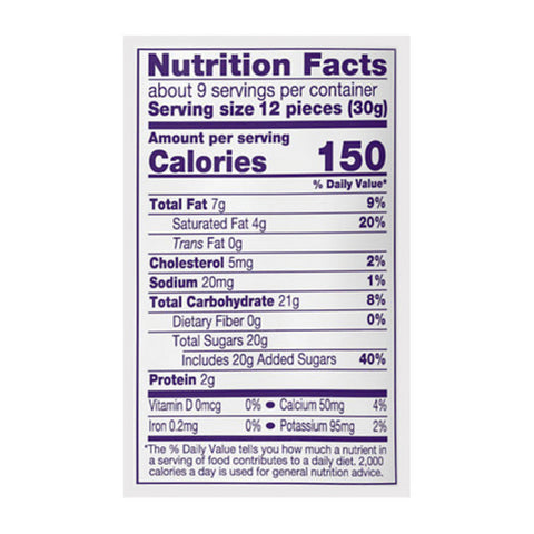 Cadbury, Mini Harvest Handfuls Milk Chocolate With A Crisp Sugar Shell Candy, 9 Oz (Case Of 18)