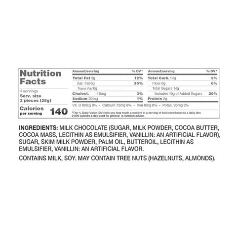 Kinders, Milk Chocolate With Creamy Milk Filling Bag, 3.5 Oz (Case Of 15)