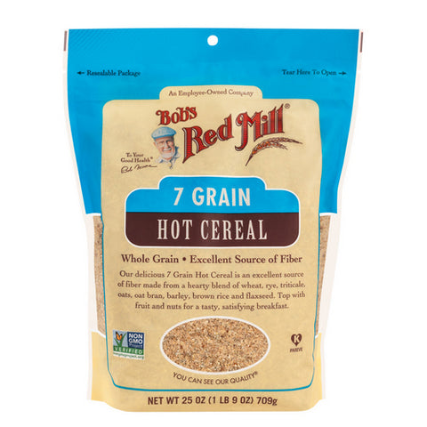Bobs Red Mill, Whole Grain 7 Grain Hot Cereal, 25 Oz (Case Of 4)