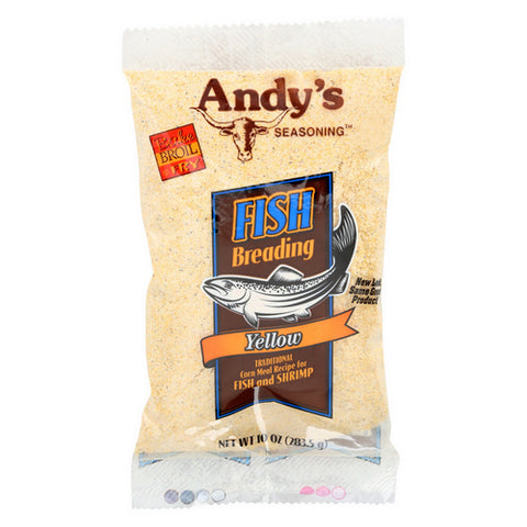 Andys, Fish Breading Yellow, 10 Oz (Case Of 6)