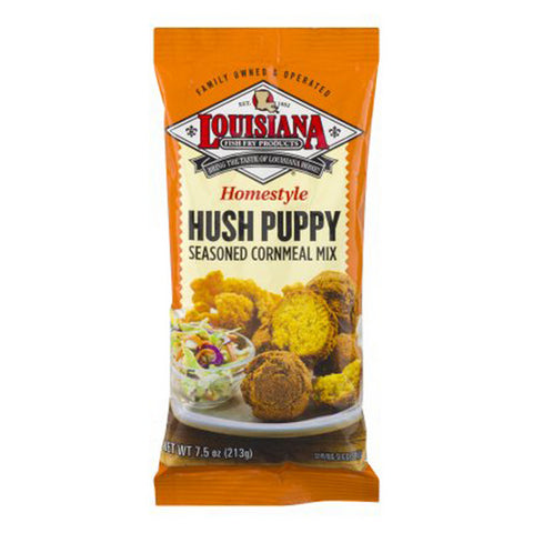 Louisiana, Fish Fry Hush Puppy Corneal Mix, 7.5 Oz (Case Of 12)