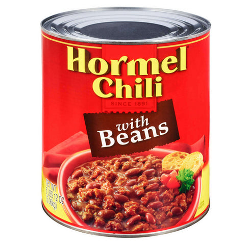 Hormel, Chili With Beans, 108 Oz (Case Of 6)