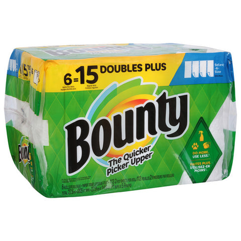 Bounty, Quicker Picker Upper Select-A-size Paper Towels, 305 Sf