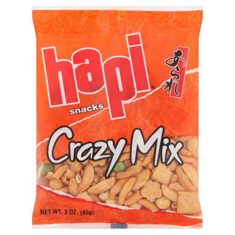 Hapi, Crazy Snacks Mix, 3 Oz(Case Of 12)