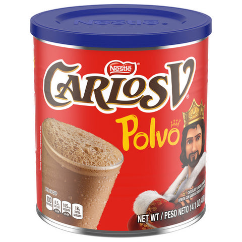Nestle, Carlos V Polvo Chocolate Flavored Drink Mix, 14.1 Oz (Case Of 12)