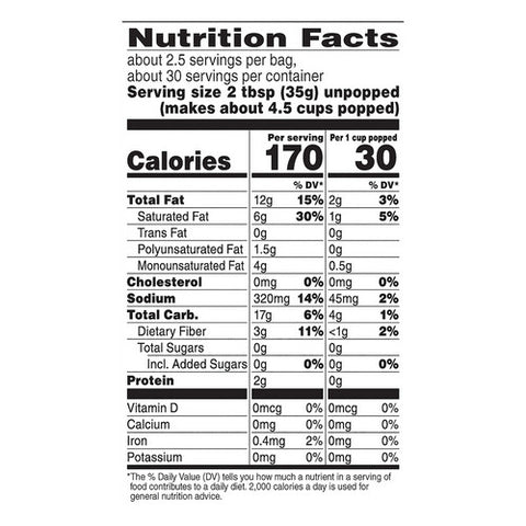 Orville Redenbacher's, Gourmet Butter Popping Corn Value Size, 39.49Oz (Case Of 4)