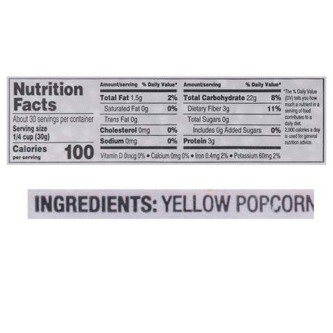 Essential Everyday, Yellow Kernel Popcorn, 32 Oz (Case Of 12)