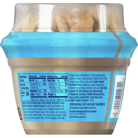 Progresso, Toppers Broccoli Cheese With Oyster Crackers Soup, 12.2 Oz (Case Of 6)