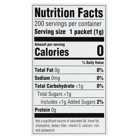 Essential Everyday, Sucralose Packets Sweetener, 7Oz (Case Of 12)