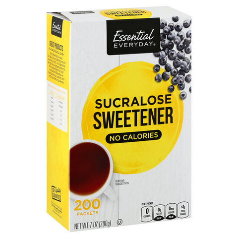 Essential Everyday, Sucralose Packets Sweetener, 7Oz (Case Of 12)