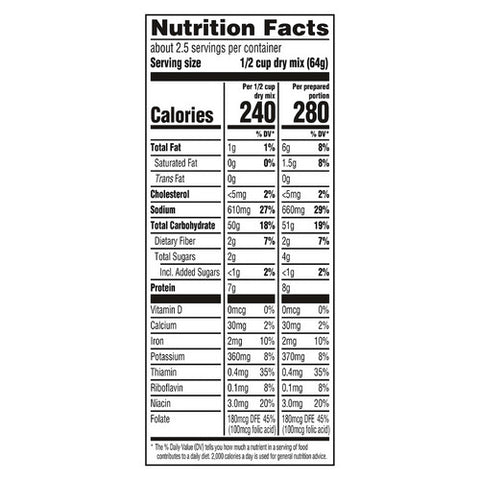 Knorr, Rice Sides Cheddar Broccoli Pouch, 5.7 Oz (Case Of 12)