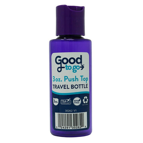 Good To Go, Travel Bottle Push Top, 1 Count (Case Of 8)